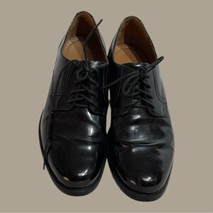 Bostonian Men’s Classic Lace Up Oxford Shoes, Black, Size 9